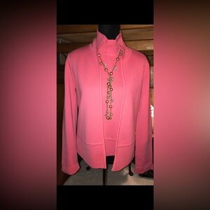 Talbots Collection Vintage Pink Women's 2 piece sweater Set